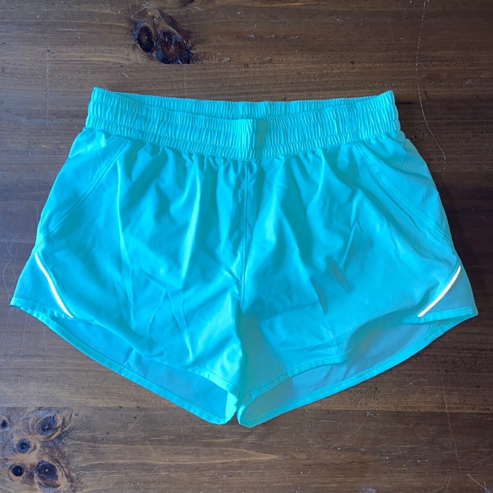 Women’s mint green workout shorts